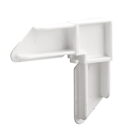 Prime-Line No-Miter Screen Frame Corner, 7 in. x 1 in., White Plastic, PK20 PL 14939